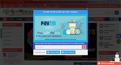 Desktop Screenshot of gyanworld.com